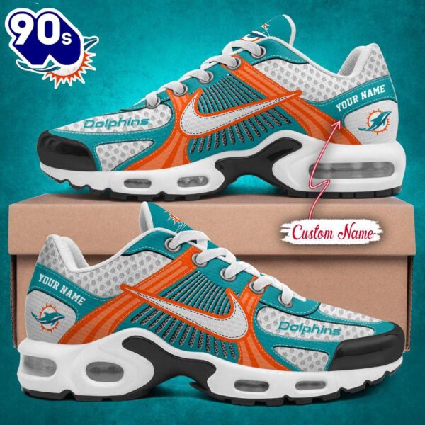NFL Miami Dolphins Custom Name TN Shoes
