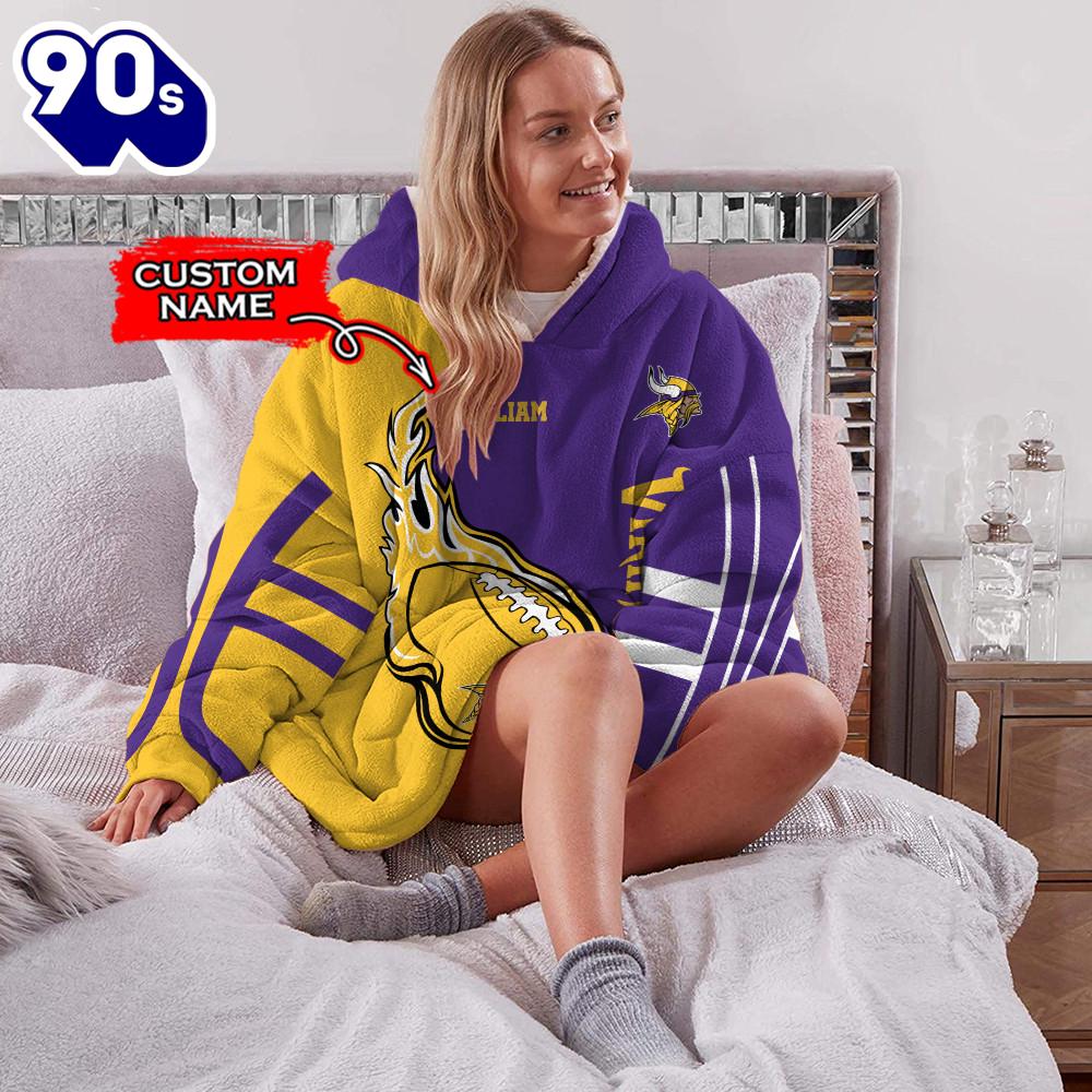 NFL Minnesota Vikings Custom Huggle Hoodie NFL Minnesota Vikings Custom Huggle Hoodie