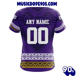 NFL Minnesota Vikings Custom Name Number Native Concepts T-Shirt 1 NFL Minnesota Vikings Custom Name Number Native Concepts T-Shirt