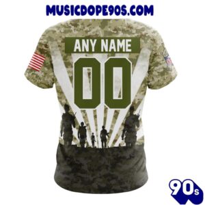 NFL Minnesota Vikings Custom Name Number Veterans And Families T-Shirt 1 NFL Minnesota Vikings Custom Name Number Veterans And Families T-Shirt