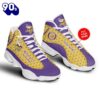 NFL Minnesota Vikings Custom Name Purple Yellow Air Jordan 13 Sneakers Gift Xmas
