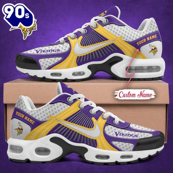 NFL Minnesota Vikings Custom Name TN Shoes