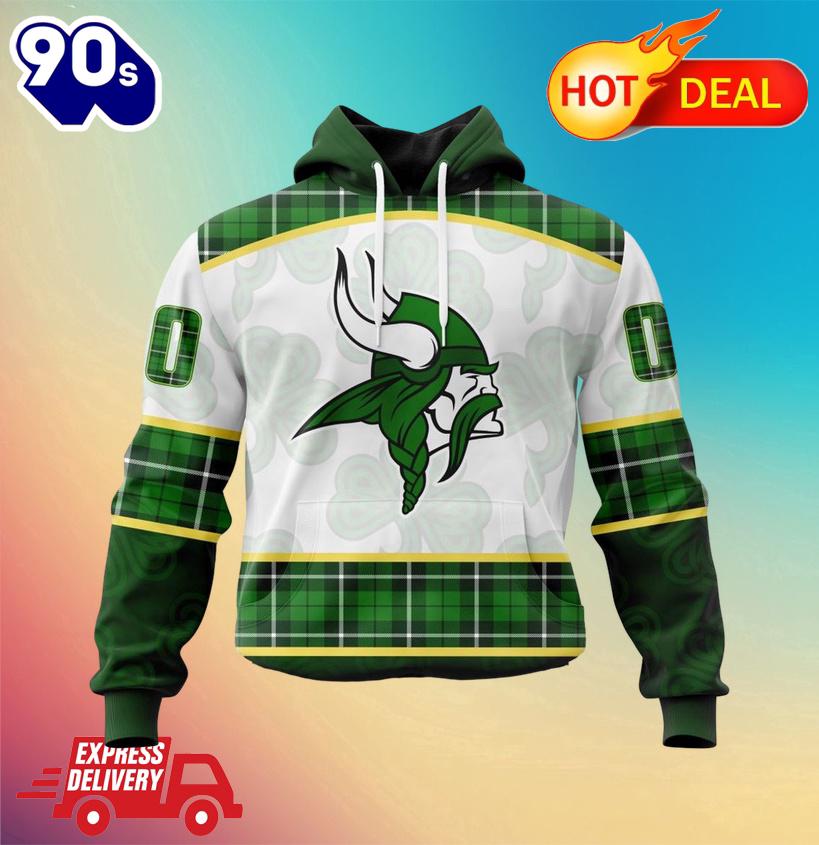 NFL Minnesota Vikings Special Design For St. Patrick Day All Over Print Shirts NFL Minnesota Vikings Special Design For St. Patrick Day All Over Print Shirts