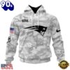 NFL New England Patriots Arctic Camo Salute To Service 2026 Design Hoodie, T Shirt, Sweatshirt, NFL Trending Shirt
