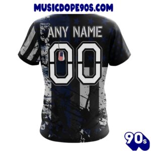 NFL New England Patriots Custom Name Number Classic Grunge American Flag T-Shirt 1 NFL New England Patriots Custom Name Number Classic Grunge American Flag T-Shirt