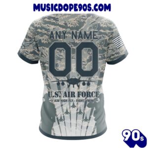 NFL New England Patriots Custom Name Number Honor US Air Force Veterans T-Shirt 1 NFL New England Patriots Custom Name Number Honor US Air Force Veterans T-Shirt