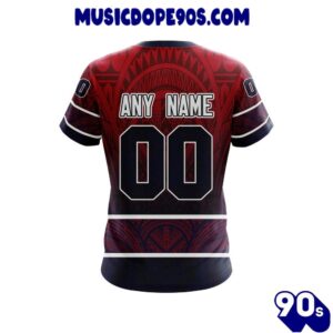 NFL New England Patriots Custom Name Number Native With Samoa Culture T-Shirt 1 NFL New England Patriots Custom Name Number Native With Samoa Culture T-Shirt