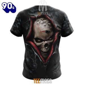 NFL New England Patriots Halloween Horror Skull T-Shirt