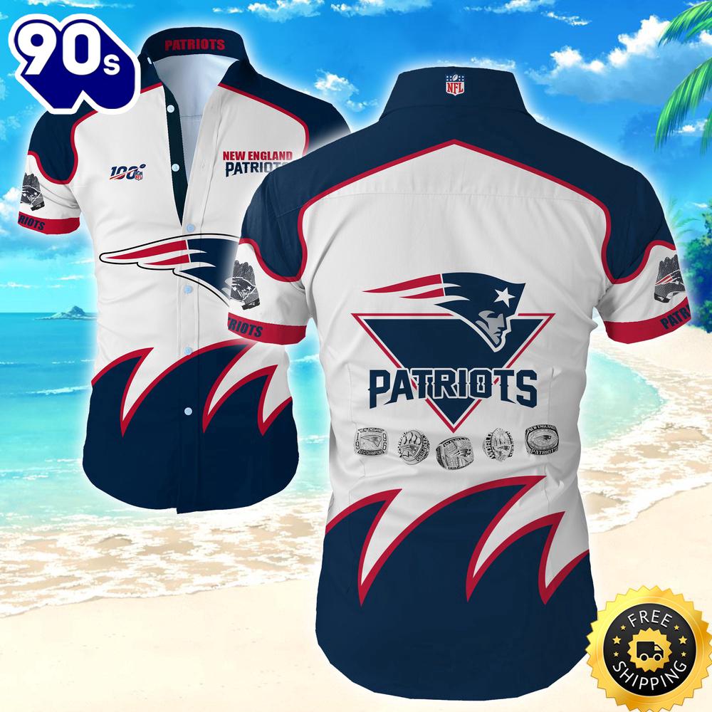 Nfl New England Patriots Hawaiian Shirt Summer Button Up Nfl New England Patriots Hawaiian Shirt Summer Button Up