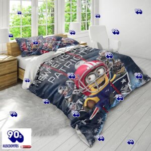 NFL New England Patriots Minion Bedding Sets