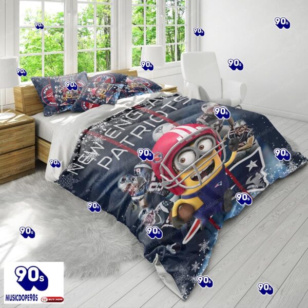 NFL New England Patriots Minion Bedding Sets