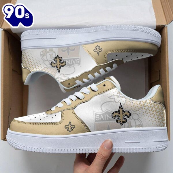 NFL New Orleans Saints Air Force 1 Shoes For Fans