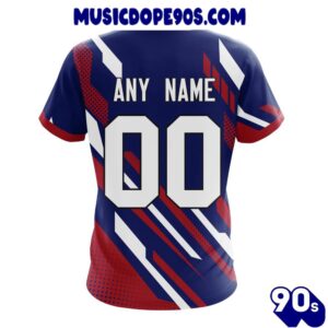 NFL New York Giants Custom Name Number MotoCross Concept T-Shirt