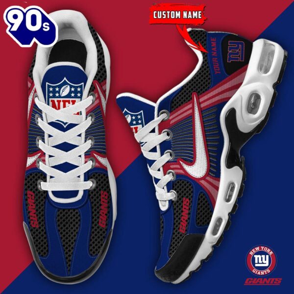 NFL New York Giants Football Team Custom Max Plus Shoes