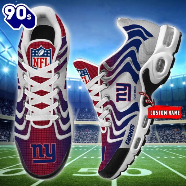 NFL New York Giants Football Team TN Shoes – Custom Name