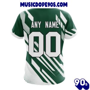 NFL New York Jets Custom Name Number MotoCross Concept T-Shirt
