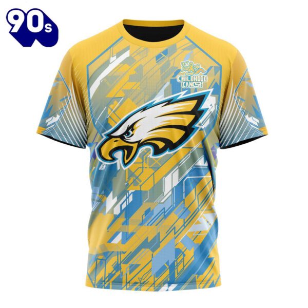 NFL Philadelphia Eagles Childhood Cancers T-Shirt