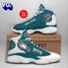 NFL Philadelphia Eagles Custom Name Air Jordan 13 Shoes Gift Xmas
