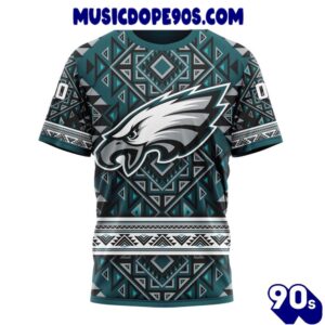 NFL Philadelphia Eagles Custom Name Number Native Concepts T-Shirt