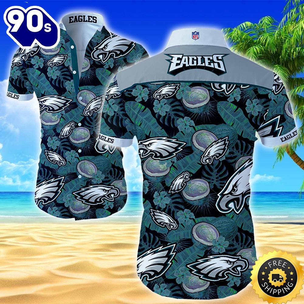 Nfl Philadelphia Eagles Hawaiian Shirt Summer Button Up Nfl Philadelphia Eagles Hawaiian Shirt Summer Button Up