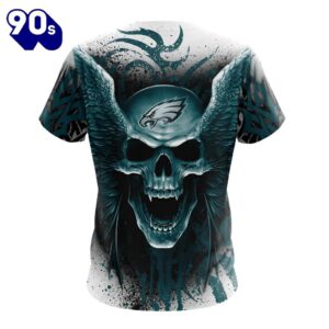 NFL Philadelphia Eagles Special Kits With Skull T-Shirt