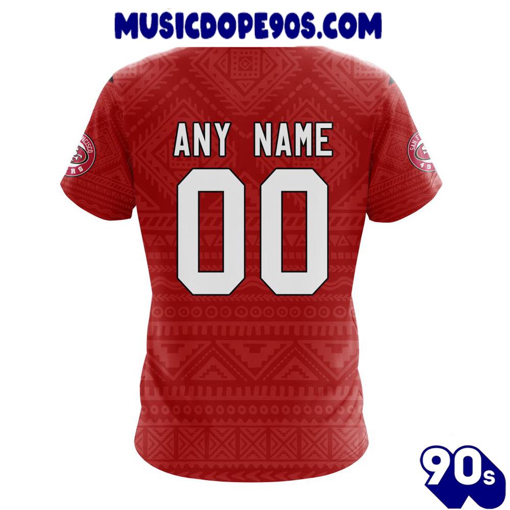 NFL San Francisco 49ers Custom Name Number Kits For Dia De Muertos T-Shirt NFL San Francisco 49ers Custom Name Number Kits For Dia De Muertos T-Shirt