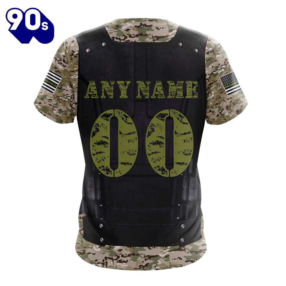 NFL San Francisco 49ers Custom Name Number Skull Camo Veteran Kits T-Shirt NFL San Francisco 49ers Custom Name Number Skull Camo Veteran Kits T-Shirt