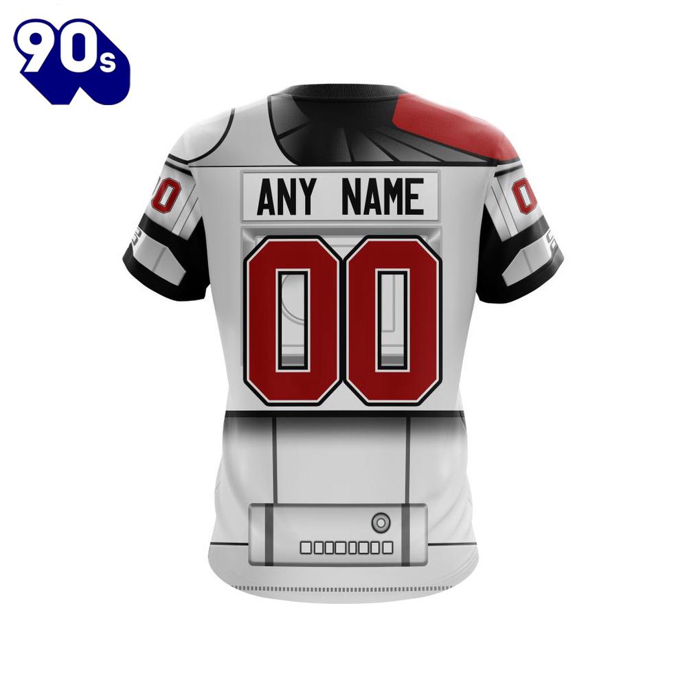 NFL San Francisco 49ers Custom Name Number Star Wars T-Shirt NFL San Francisco 49ers Custom Name Number Star Wars T-Shirt