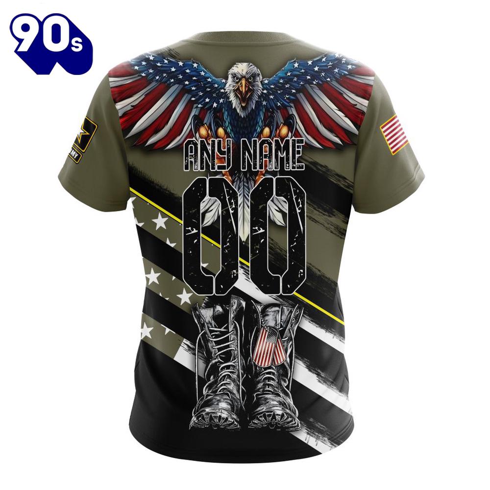 NFL San Francisco 49ers Custom Name Number Veterans Kneeling Soldier T-Shirt NFL San Francisco 49ers Custom Name Number Veterans Kneeling Soldier T-Shirt