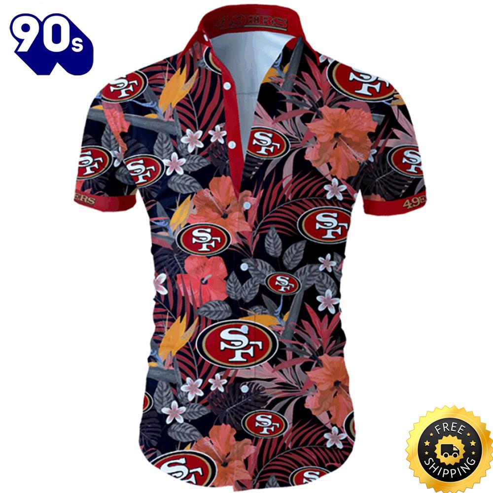 Nfl San Francisco 49Ers Hawaiian Shirt Summer Button Up Nfl San Francisco 49Ers Hawaiian Shirt Summer Button Up