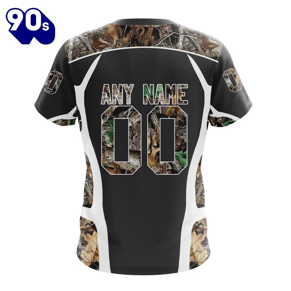 NFL Seattle Seahawks Custom Name Number Camo Hunting T-Shirt NFL Seattle Seahawks Custom Name Number Camo Hunting T-Shirt
