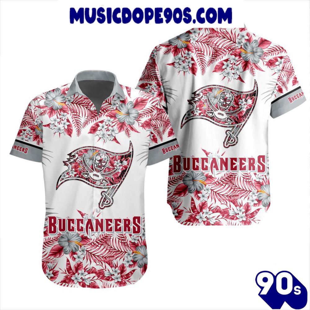 NFL Tampa Bay Buccaneers Special Floral Hawaiian Shirt NFL Tampa Bay Buccaneers Special Floral Hawaiian Shirt