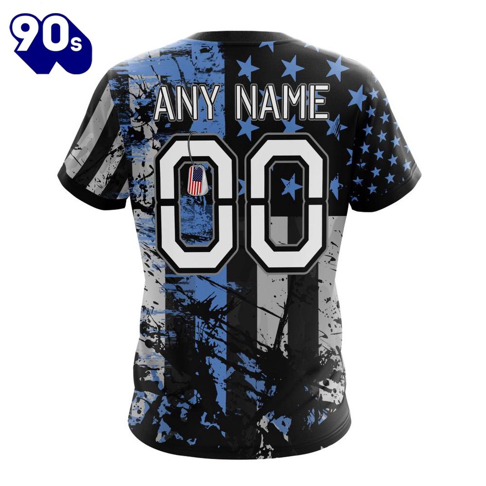 NFL Tennessee Titans Custom Name Number Classic Grunge American Flag T-Shirt NFL Tennessee Titans Custom Name Number Classic Grunge American Flag T-Shirt