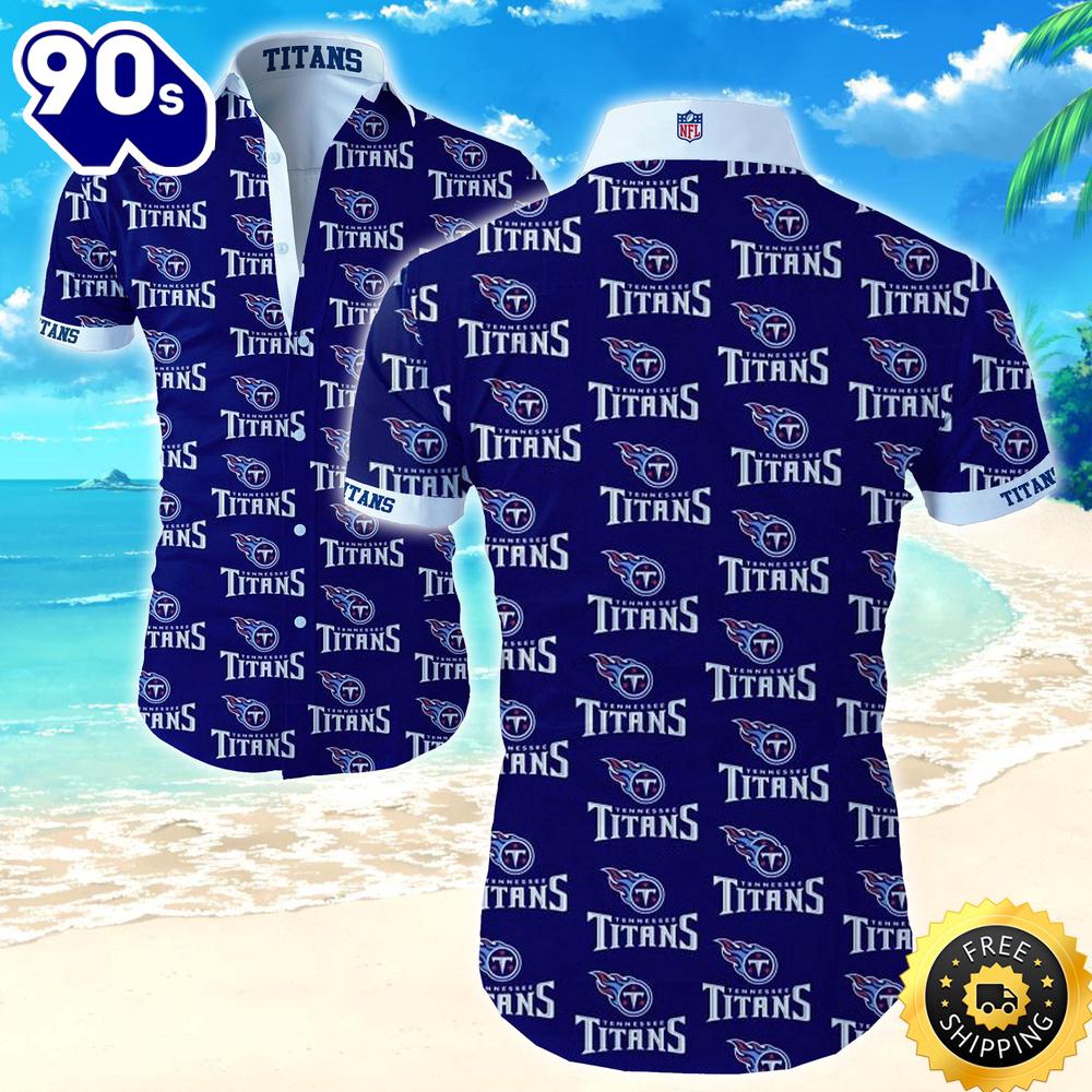Nfl Tennessee Titans Hawaiian Shirt Summer Button Up Nfl Tennessee Titans Hawaiian Shirt Summer Button Up