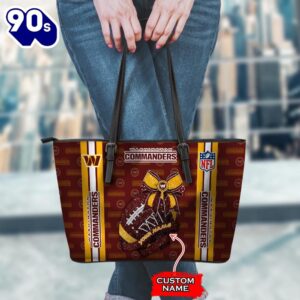 NFL Washington Commanders Leather Handbag&hellip;