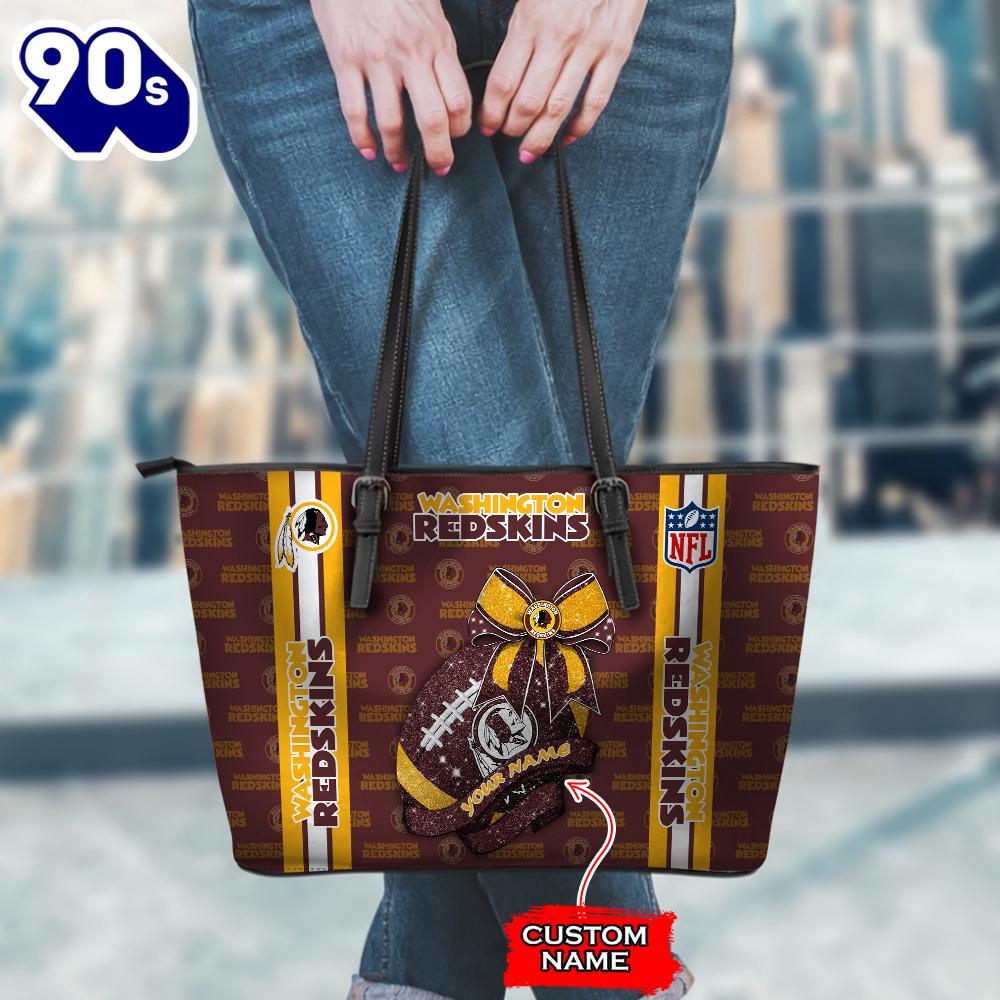 NFL Washington Redskins Leather Handbag And Tote Bag Gift Christmas For Fans Team Sport NFL Washington Redskins Leather Handbag And Tote Bag Gift Christmas For Fans Team Sport