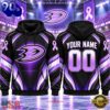NHL Anaheim Ducks 2026 Hockey Fights Cancer Personalized Hoodie Shirt, Trending NHL 3D Tee