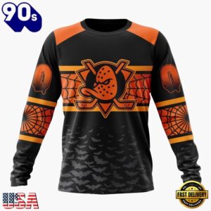 NHL Anaheim Ducks Halloween Design Personalized Hoodie, T Shirt, Sweatshirt, Trending NHL 3D Tee Nhl Anaheim Ducks Halloween Design Personalized Hoodie T Shirt Sweatshirt 2