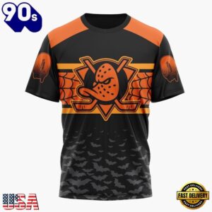 NHL Anaheim Ducks Halloween Design Personalized Hoodie, T Shirt, Sweatshirt, Trending NHL 3D Tee Nhl Anaheim Ducks Halloween Design Personalized Hoodie T Shirt Sweatshirt 3