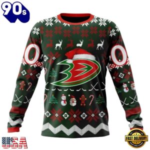 NHL Anaheim Ducks Hockey Christmas Is Coming 2026 Hoodie, T Shirt , Trending NHL 3D Tee Nhl Anaheim Ducks Hockey Christmas IS Coming 2026 Hoodie T Shirt 3