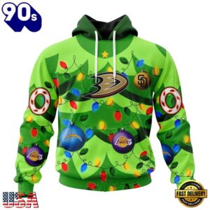 NHL Anaheim Ducks Specialized Christmass Tree Color And City's Sport Teams Hoodie, T Shirt, Trending NHL 3D Tee Nhl Anaheim Ducks Specialized Christmass Tree Color And City S Sport Teams Hoodie T Shirt 1