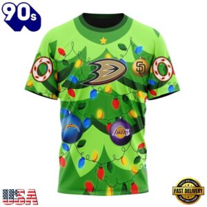 NHL Anaheim Ducks Specialized Christmass Tree Color And City's Sport Teams Hoodie, T Shirt, Trending NHL 3D Tee Nhl Anaheim Ducks Specialized Christmass Tree Color And City S Sport Teams Hoodie T Shirt 4