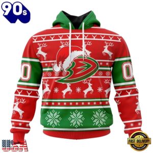 NHL Anaheim Ducks Specialized Unisex Christmas Is Coming Hoodie, T Shirt , Trending NHL 3D Tee Nhl Anaheim Ducks Specialized Unisex Christmas IS Coming Hoodie T Shirt 1