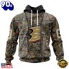 NHL Anaheim Ducks Specialized Unisex Vest Kits With Realtree Camo Hoodie, T Shirt, Trending NHL 3D Tee