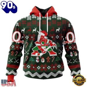 NHL Arizona Coyotes Hockey Christmas Is Coming 2026 Hoodie, T Shirt , Trending NHL 3D Tee Nhl Arizona Coyotes Hockey Christmas IS Coming 2026 Hoodie T Shirt 1