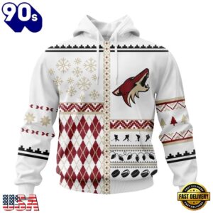 NHL Arizona Coyotes Specialized Christmas Is Coming New Design Hoodie, T Shirt , Trending NHL 3D Tee Nhl Arizona Coyotes Specialized Christmas IS Coming New Design Hoodie T Shirt 1