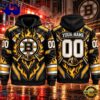 NHL Boston Bruins 2026 Honoring Firefighters Personalized Hoodie Shirt, Trending NHL 3D Tee