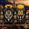 NHL Boston Bruins 2026 Native American Heritage Design Hoodie Shirt, Trending NHL 3D Tee