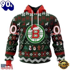 NHL Boston Bruins Hockey Christmas Is Coming 2026 Hoodie, T Shirt , Trending NHL 3D Tee Nhl Boston Bruins Hockey Christmas IS Coming 2026 Hoodie T Shirt 1