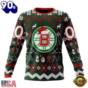 NHL Boston Bruins Hockey Christmas Is Coming 2026 Hoodie, T Shirt , Trending NHL 3D Tee Nhl Boston Bruins Hockey Christmas IS Coming 2026 Hoodie T Shirt 3